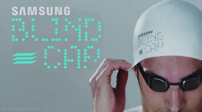 Samsung Blind Cap: Tecnología inclusiva para nadadores con discapacidad visual