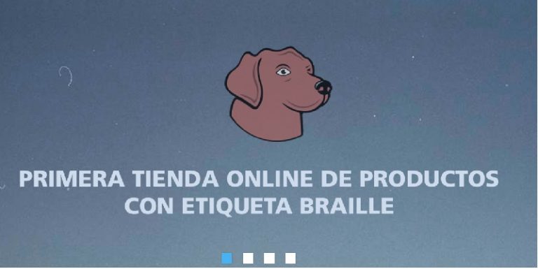 Logotipo de Alblin.com. La tienda online de productos etiquetados en braille
